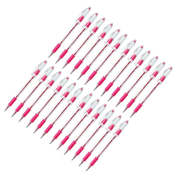 Pentel R.S.V.P. Ballpoint Pen, Fine Point, Pink, PK24, 24PK BK90P - main